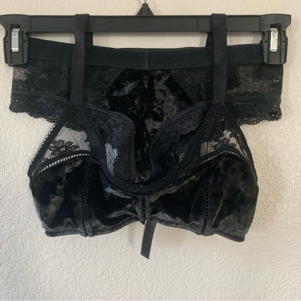 Victoria’s Secret Velvet Bralet and Panty Set